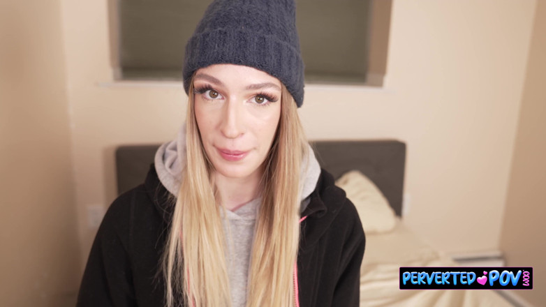 Perverted POV: Horny jogger needs help warming up