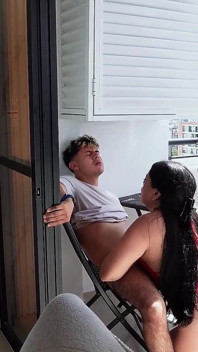 Submissive Wife Fucks with Her Cuckold Husband's Co-worker