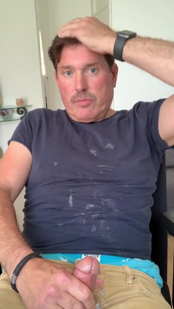 TJenner: Super horny, hard dick bate session. Face