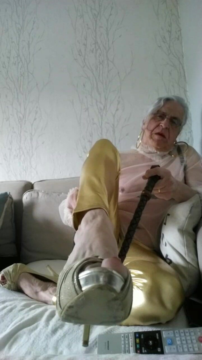 Carlatx: Whore in Leggings with a Whip