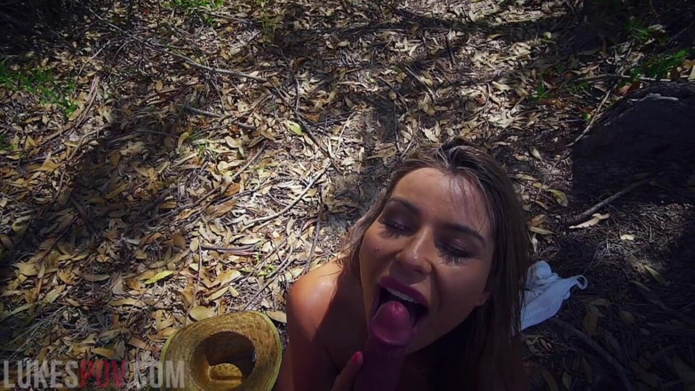 Lukes POV: Big Boobs Hitchhiker Fucks for Ride