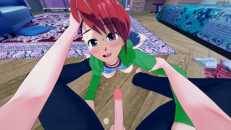 Hentai Smash: Frankie foster nhổ ra tinh dịch của bạn sau đó bị đụ...