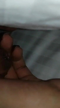 Cumming on My Stepsister's Little Hand!