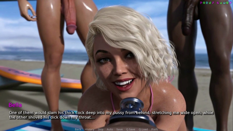 Porny Games: My Hotwife by Cuck Games - Sex on the Beach, Two...