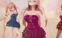 Mmd anime girls: Mmd R-18 Anime Girls Sexy Dancing (clip 36)