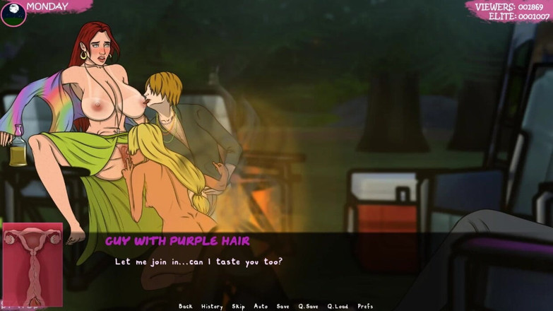 XXX Games Bunk: Lust Town - Gameplay - Roleplay - Beach Party Bukkake Facial