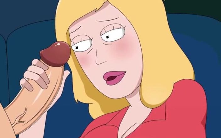 LoveSkySan69Real: Rick और morty - वापस घर का रास्ता - सेक्स दृश्य केवल - भाग 33 Beth हाथों से लंड चुदाई loveskysanx द्वारा