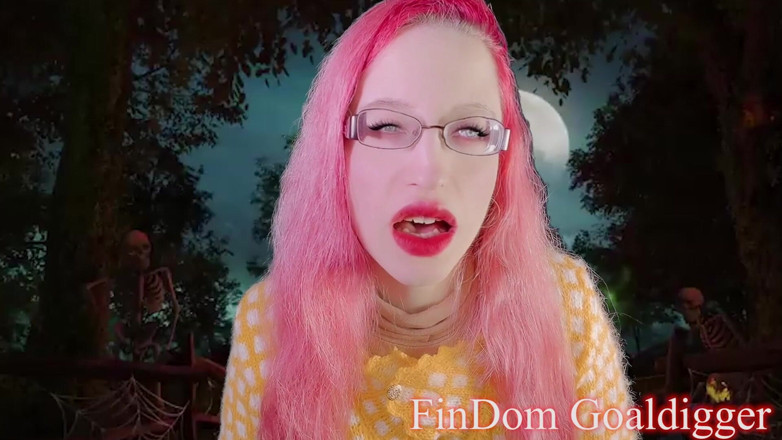 FinDom Goaldigger: Transformasi zakar Halloween zakar