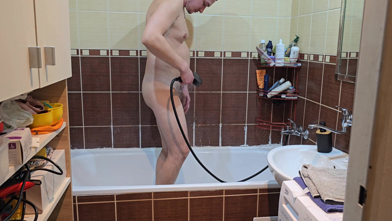 Fap_man93: ソロシャワーセッション