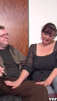 German Chubby Stepsister Natural Tits Fucks Stepbrother