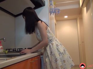 Japan HDV: Mai Araki and Boyfriend Get Naked While Cleaning the House