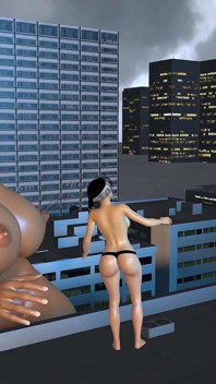 POV Mega Giantess Growth Giant Babe Steps on You