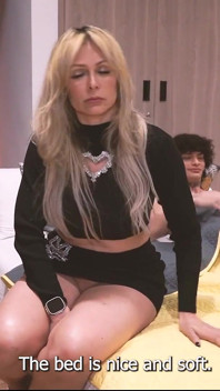 A Stepmother Ends up Being Fucked by Her Stepson While Sharing a Hotel Bed - Monique Fuentes & Jordy Fabian
