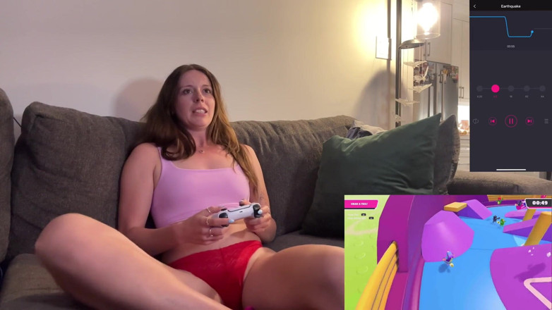 Nadia Foxx: Playing Fall Guys with My Lush in and Trying Not...