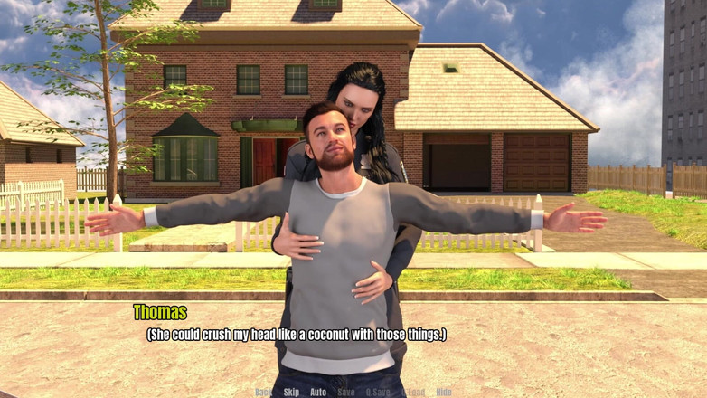 3D Cartoon Porn: Oma's huis 10 - politieagent Sandra trekt Thomas af totdat hij klaarkomt