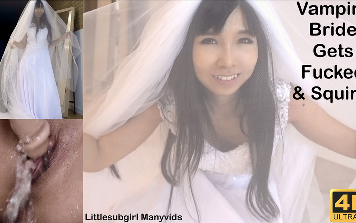 Littlesubgirl: Наречена-вампір трахається і сквіртує - 4k