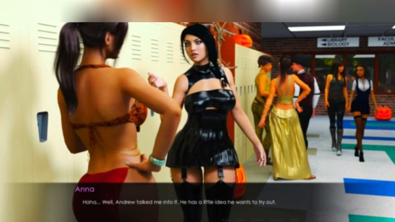 3DXXXTEEN2 Cartoon: Anna takes business to the next level. 3D porn cartoon sex