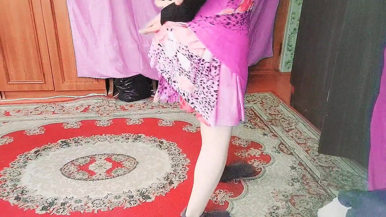 Kitty_Cross: Bezręczny wytrysk Ladyboy Cute Kutas połykanie spermy