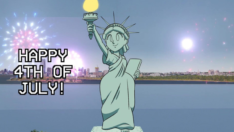 PixelAftDark: 7月4日通过自由女神像成人动漫