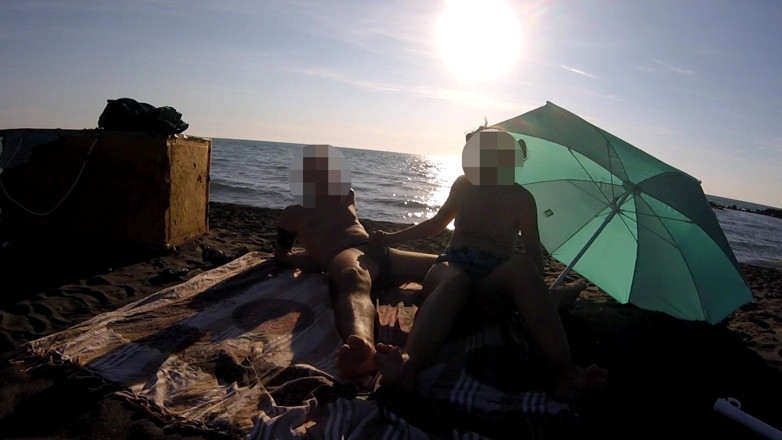 Miss Creamy: French Teacher Risky Masturbation Caught on Crowded Beach Helps Squirt...