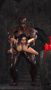 Young bride dreams of being fucked by a big black cock at a wedding