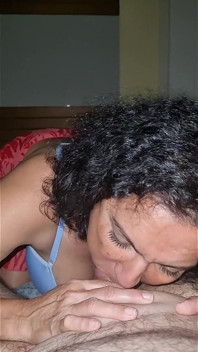Karina Hotwife at a Fan’s House Sucking His Cock