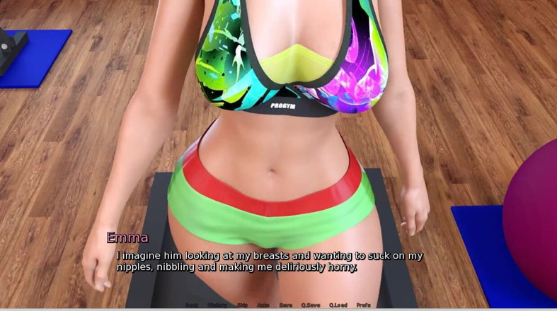 XXX Games Bunk: Laura Lustful Secret - Gameplay - Roleplay - Gym - Bouncing Ass Squat and...