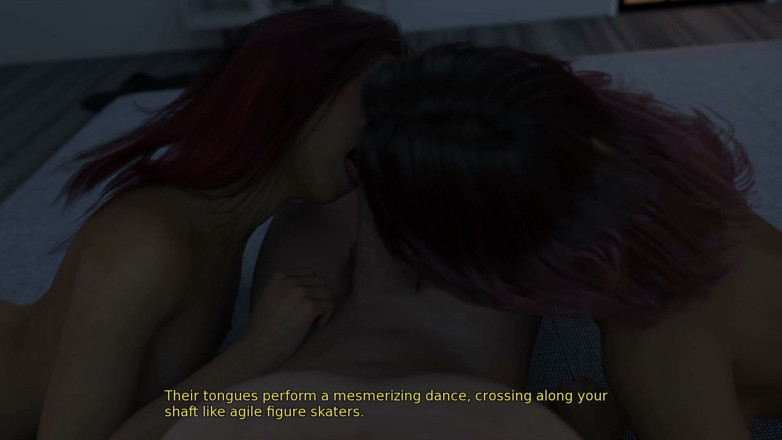 Porn Game Maniac: Unerwarteter sex im schlafzimmer mit einem mädchen mit dickem arsch
