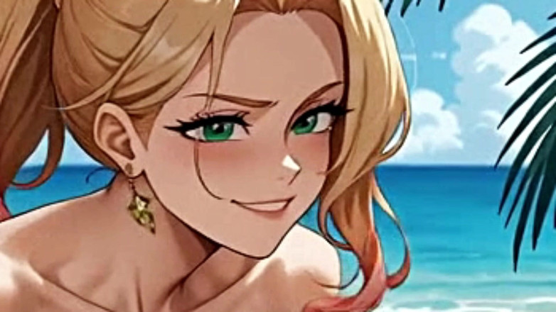 Goddess Topless: Escapade dans les Caraïbes, anime hentai en POV