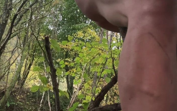 No limit cbt slave: Anal Fun with Branch of Tree in the Forest