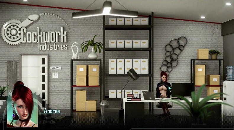 Cumming Gaming: Cockwork Industries [Hentai SFM game], ep.9. BBC deepthroat in the greenhouse...