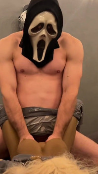 The Villain in the Mask Fucks a Sex Doll on Halloween!