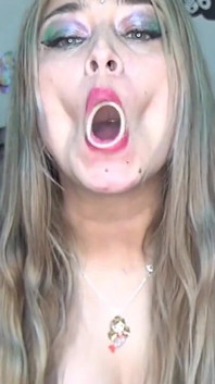 Playing and Swallowing a Candy-filled Condom in the Shape of a Rabbit