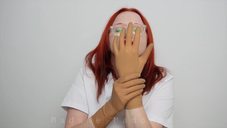 Madame Madomme: Doktorka zkouší své sterilní latexové rukavice - škádlení fetiš asmr