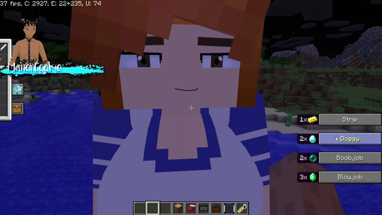 Manor Cookie: Minecraft Jenny Mod Fapcraft - Nami, a Greedy and Hot Woman...