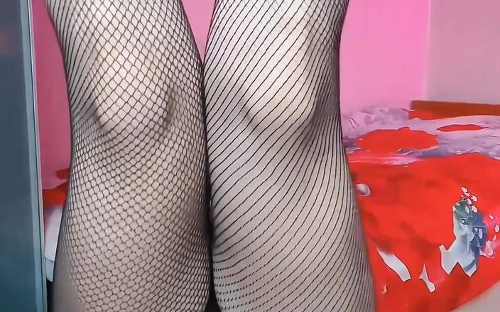 Kitty_Cross: Ohne hände abspritzen, pinky, sexy ladyboy, süßer köstlicher schwanz-masturbation