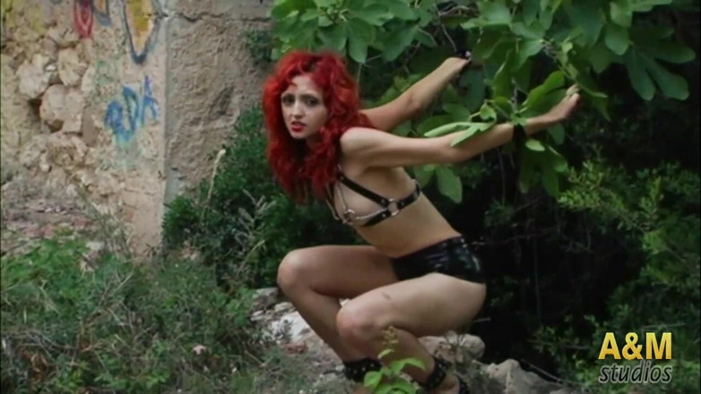 A&M Studios: Redhead with small tits outdoor erotica