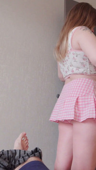 Big Tits Stepsis Fucked and Creampied Before Her Date