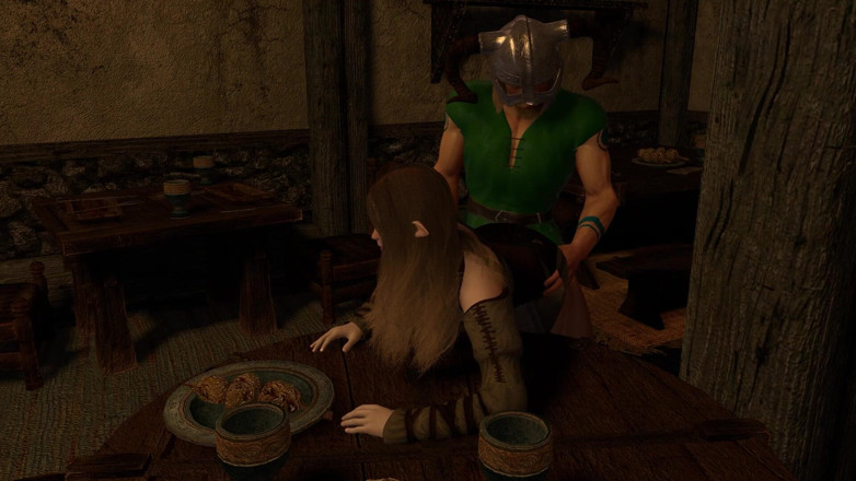 Wraith ward: Dragonborn Pounding a Tavern Girl - Skyrim Parody
