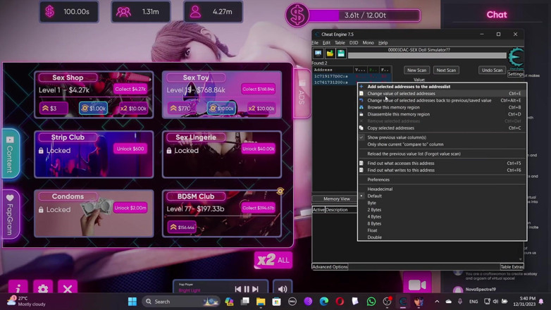 LewdArcade: セックスドールシミュレーター 3つのポルノゲーム パート5 ゲーム ヌードゲーム