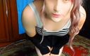 Kitty_Cross: Culona sexy in mutande sissy travestito troia bianca ladyboy gay