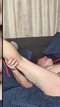 Bağlı vibratör prostat masajı ve elle muamele