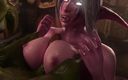 Velvixian 3D: Noaptea , futai în țâțe sexy (voce masculină)