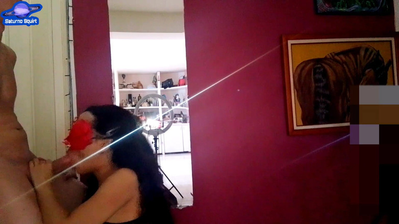 Saturno Squirt: Przystojny pasierb uprawia szybki seks ze swoją niewierną i dziwką...