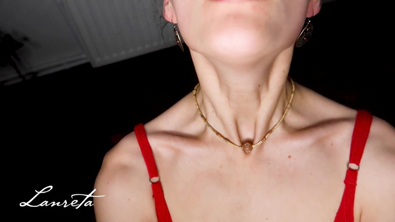 Lanreta: Close up neck fetish