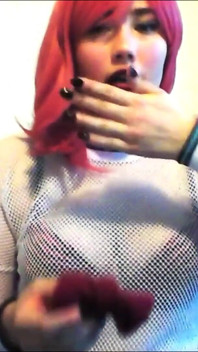 Misha Mayfair w: Skarpetki nadziewane Tape Gag Talker!