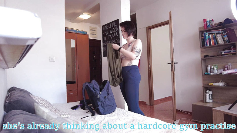 Stacy Moon: Hon skulle träna, så jag gav henne en protein skaka