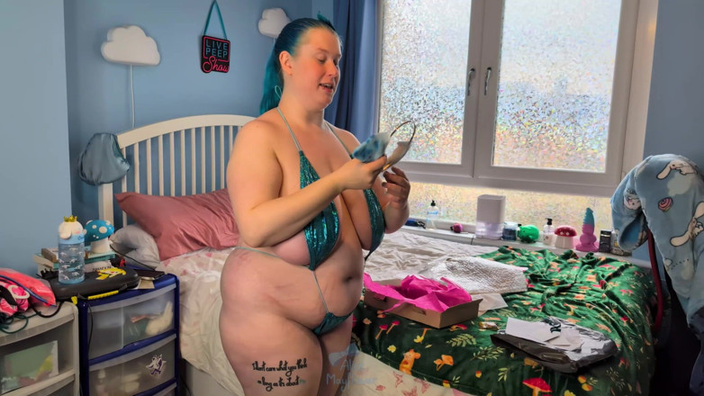 Alice_Mayflower_Scottish: Genie Pole Wear Slingkini &amp; Candyzombies Cow Ears Unboxing &amp; Try on -...