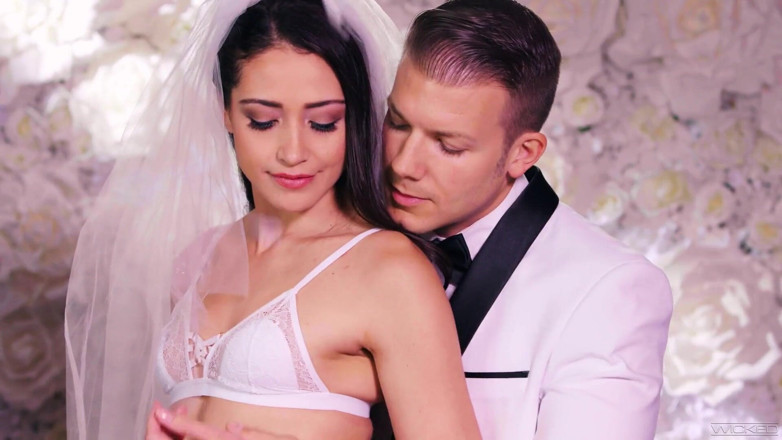 Wicked Pictures: Wicked - petite bride Avi Love fucked in wedding dress