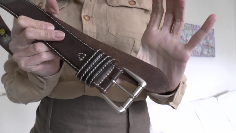 Lady Victoria Valente: Exciting Belt Try-on with a Linen Skirt, Part 3, Lady Victoria...